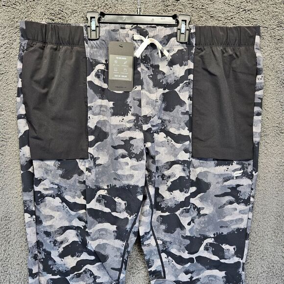 Fabletics The One Jogger Pants Womens‎ Size 3X Gray Camo Performance Active Pant - Picture 2 of 12